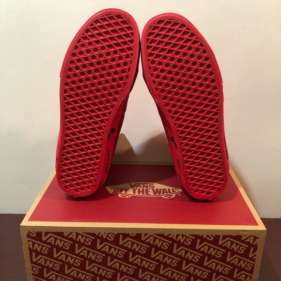 Vans SK8 Hi Nubuck, Red, Various Sizes - Picture 7 of 14